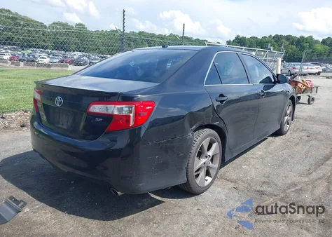 2012 Toyota Camry Se V6 z USA, uszkodzony, nr VIN 4T1BK1FK5CU010310